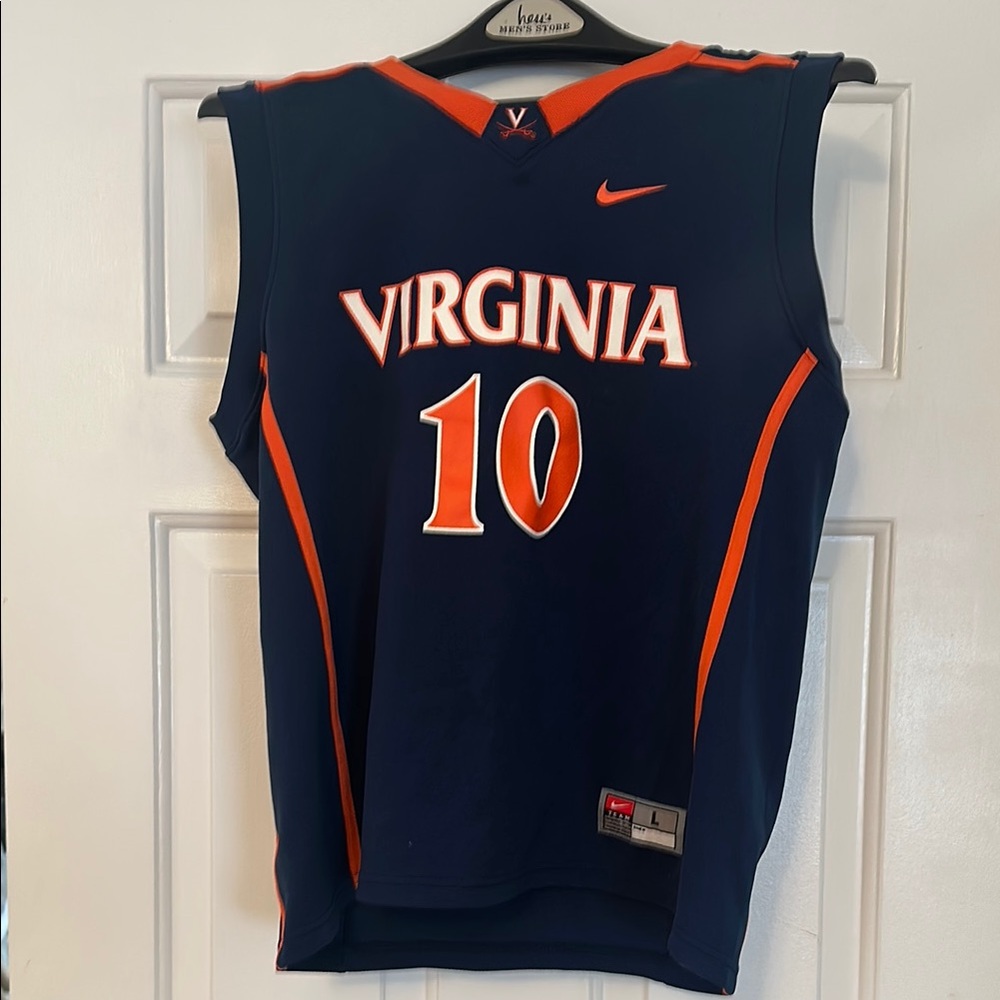 Nike Youth Virginia Basketball Jersey - Navy and Orange